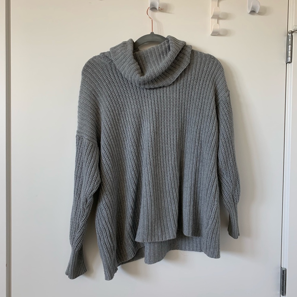 American apparel slouchy turtleneck sweater
